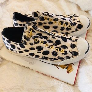 Jack Purcell. Converse size 7 Leopard print